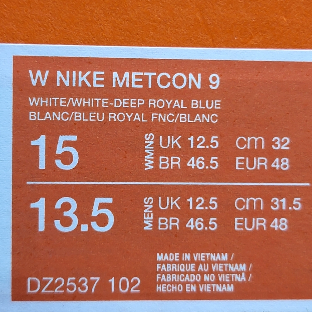 New Nike Metcon 9 Workout Shoes Men's Size 13.5 - Picture 8 of 8